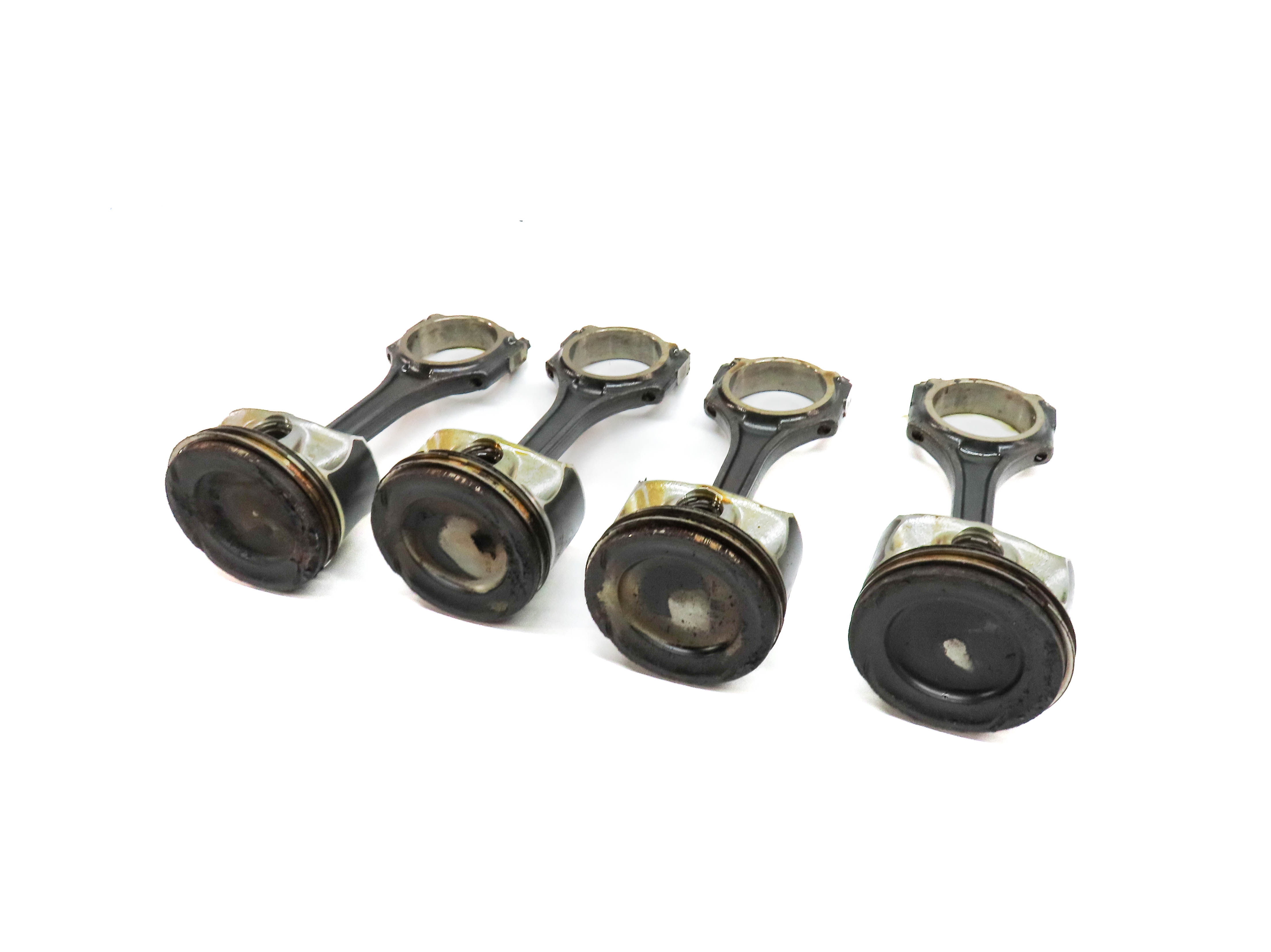 2014-2020 MERCEDES CLA250 (C117) 2.0L M270 TURBO ENGINE PISTON w/ ROD SET-4 — exact item pictured